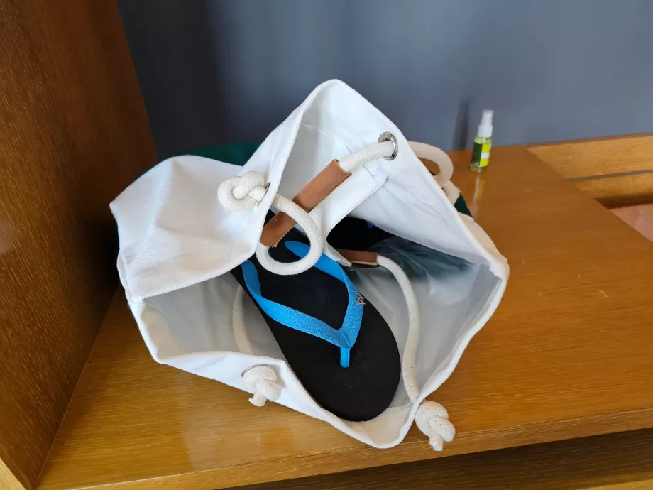 Chinelos para a praia