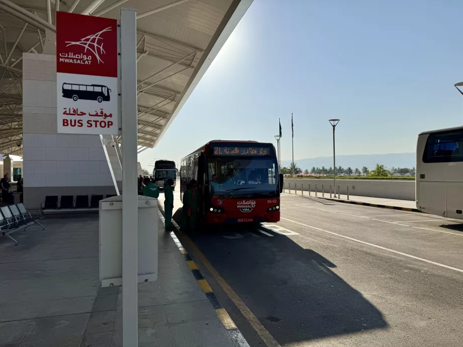 Paragem de autocarro da linha 21