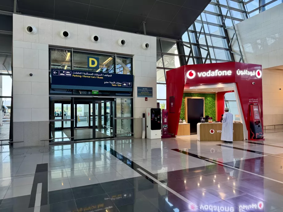 Cartões SIM no aeroporto de Salalah SLL
