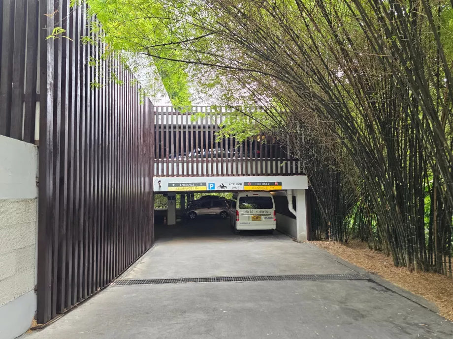 Entrada para a garagem