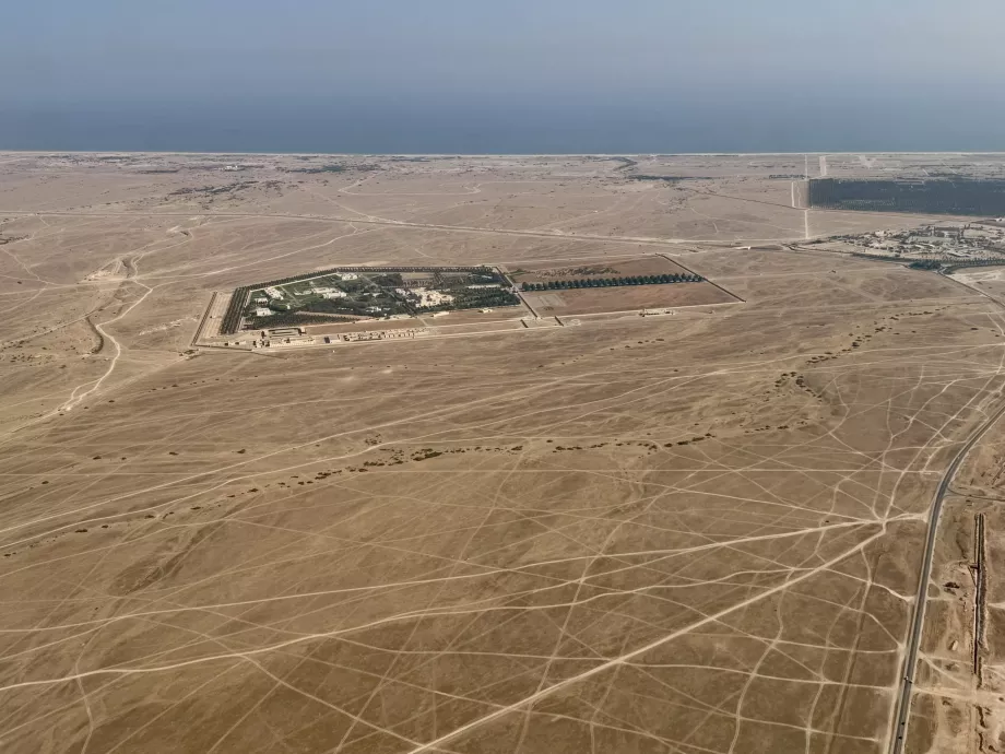 Aproximação ao aeroporto de Salalah SLL