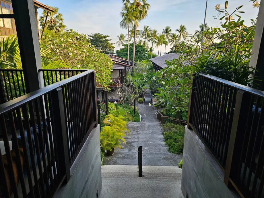Homm Chura Samui visto da receção