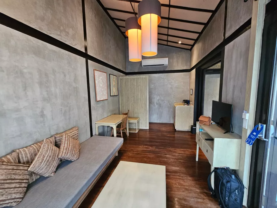 A nossa suite com um quarto