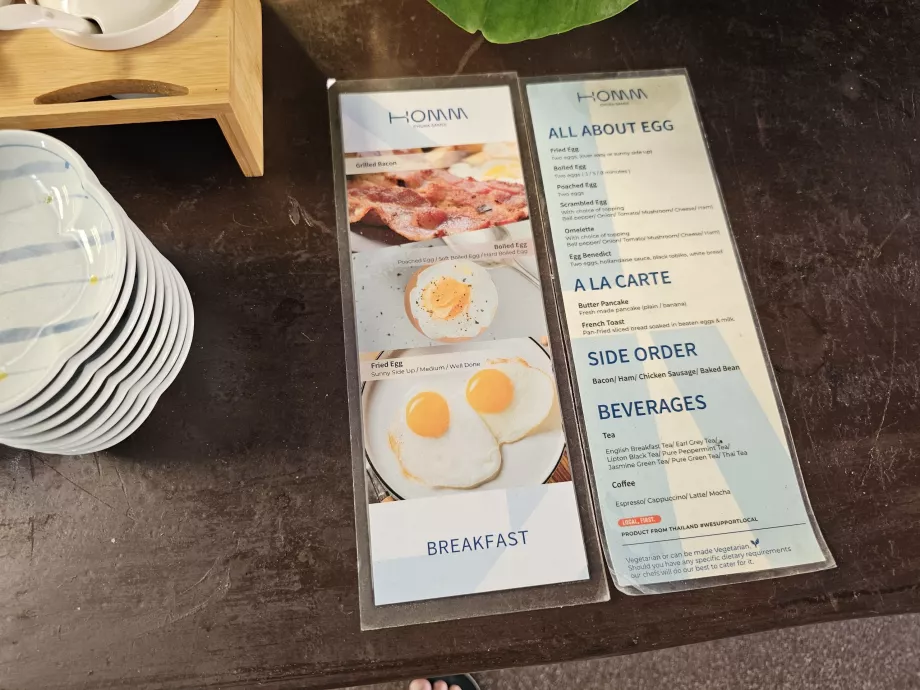 Pequeno-almoço - estação de ovos