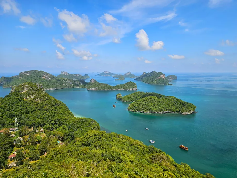 Vistas da ilha de Koh Wua Ta Lap