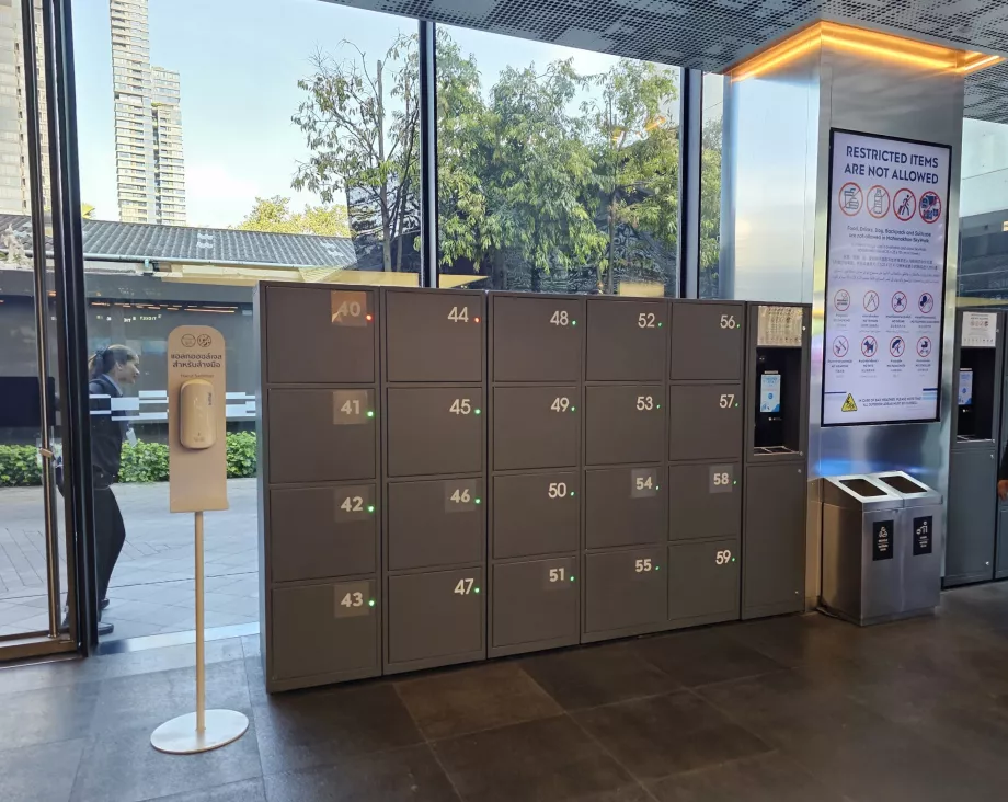 King Power Mahanakhon - depósito de bagagens