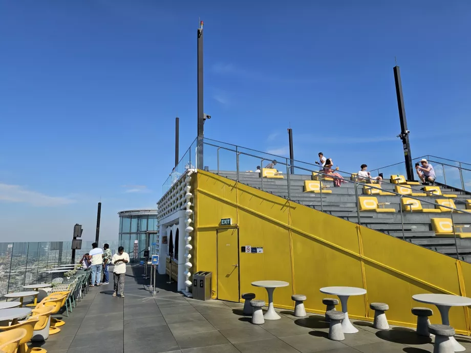 King Power Mahanakhon - vista do telhado