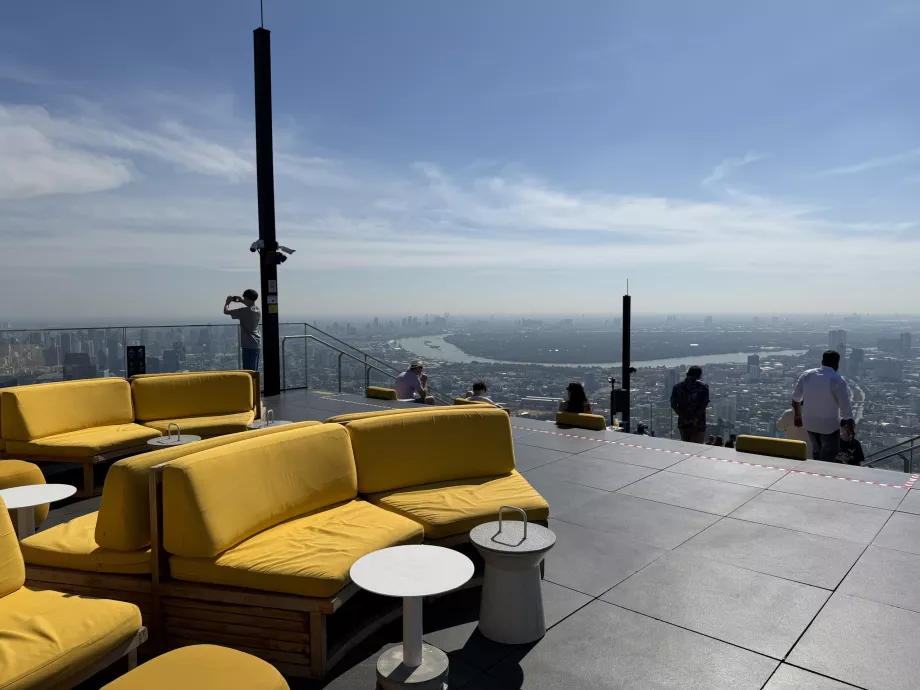 King Power Mahanakhon - vista do telhado