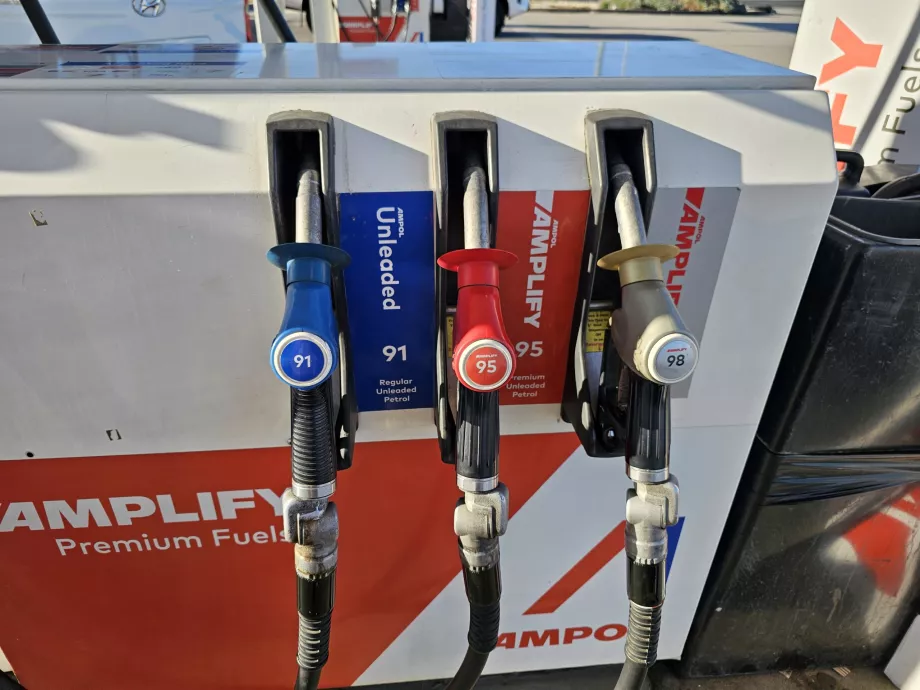 Designação dos tipos de gasolina