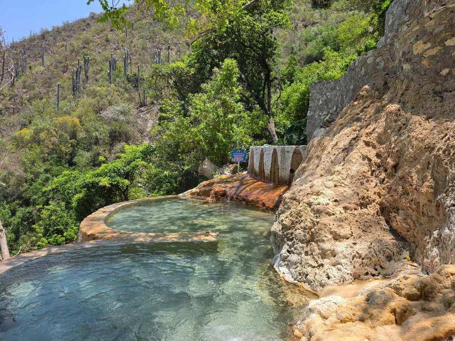 Piscinas em cascata Tolantongo