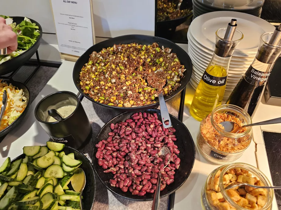 Saladas de legumes