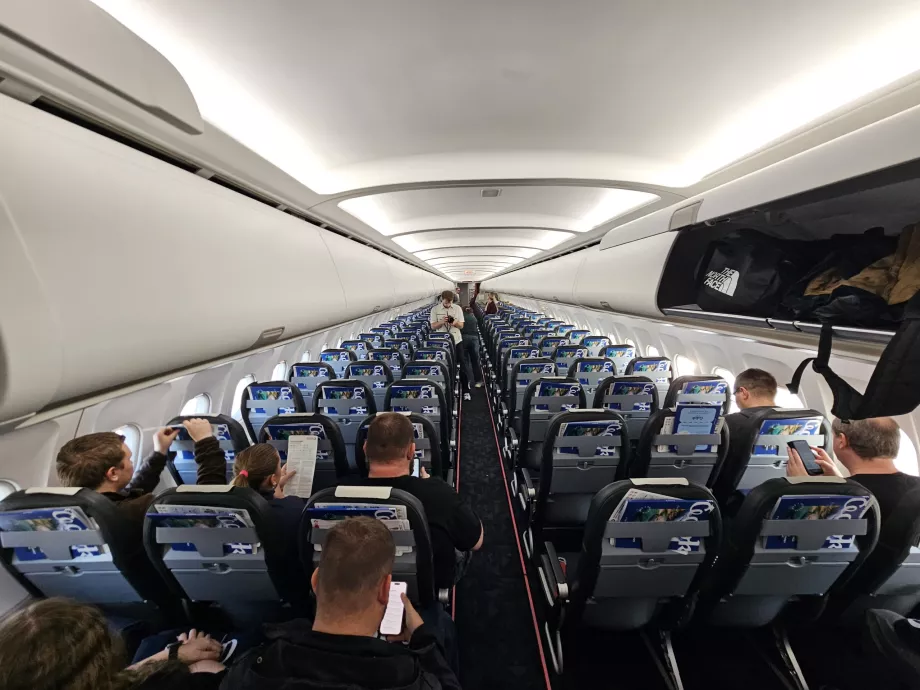 Interior do Airbus A320