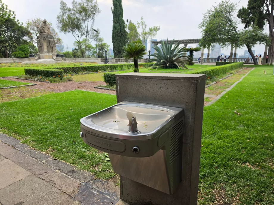 Castelo de Chapultepec, água potável