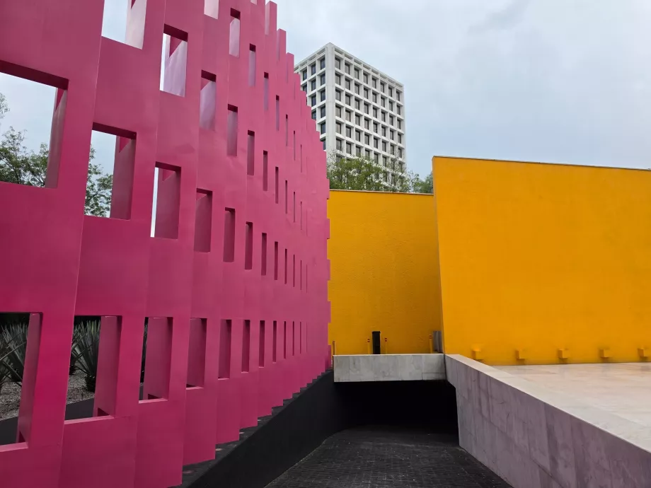 Parede cor-de-rosa