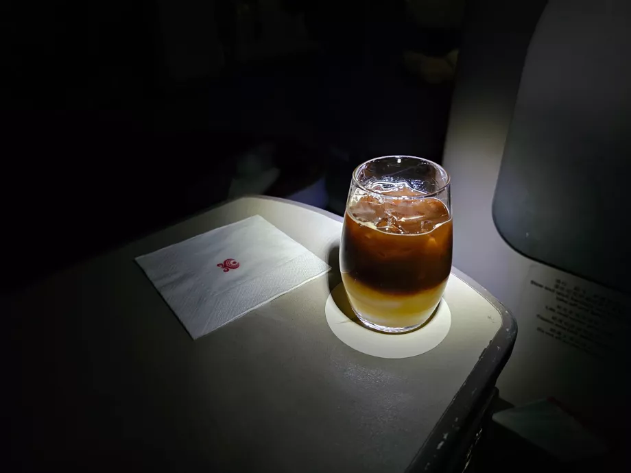 Americano de laranja e coco