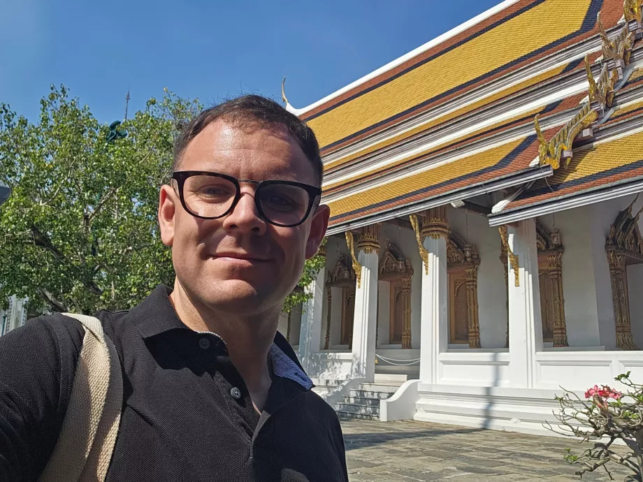 Eu no Grande Palácio