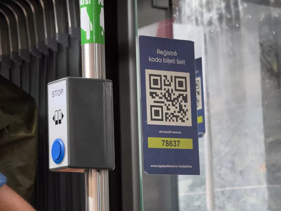 Código QR para digitalizar o seu bilhete