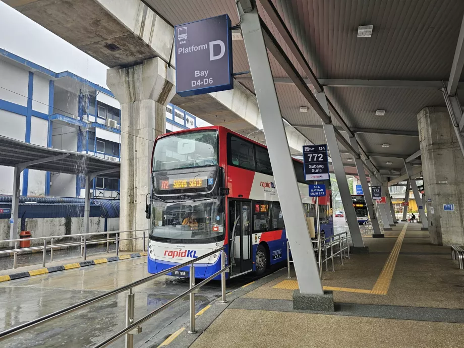 Paragem da linha 772 em Pasar Seni