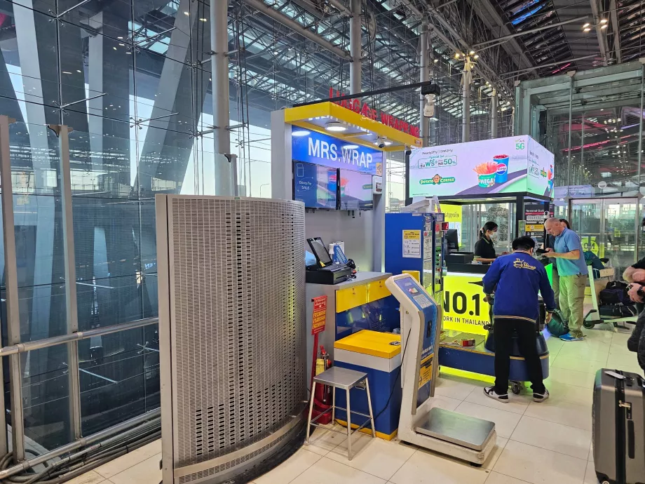 Serviço de acondicionamento de bagagens