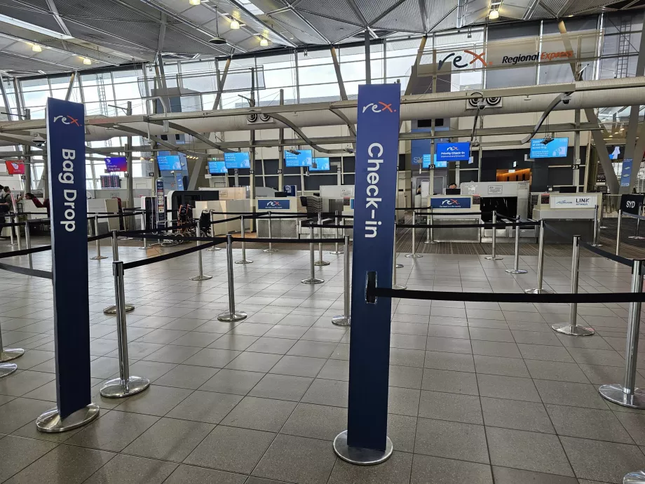 Check-in da Rex Airlines