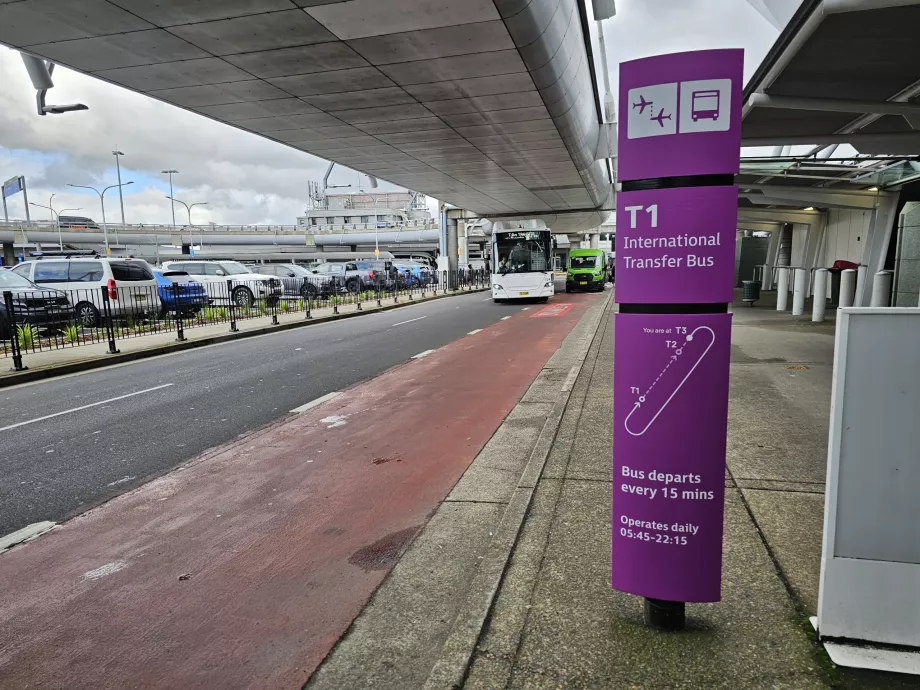 Paragem do autocarro, Terminal 3