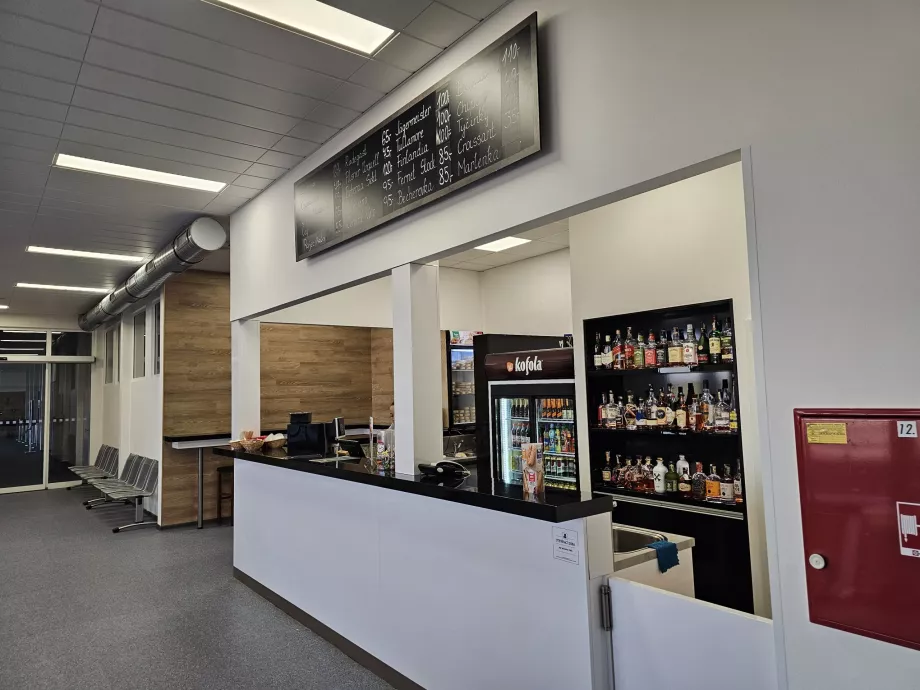 Bar após o controlo de segurança