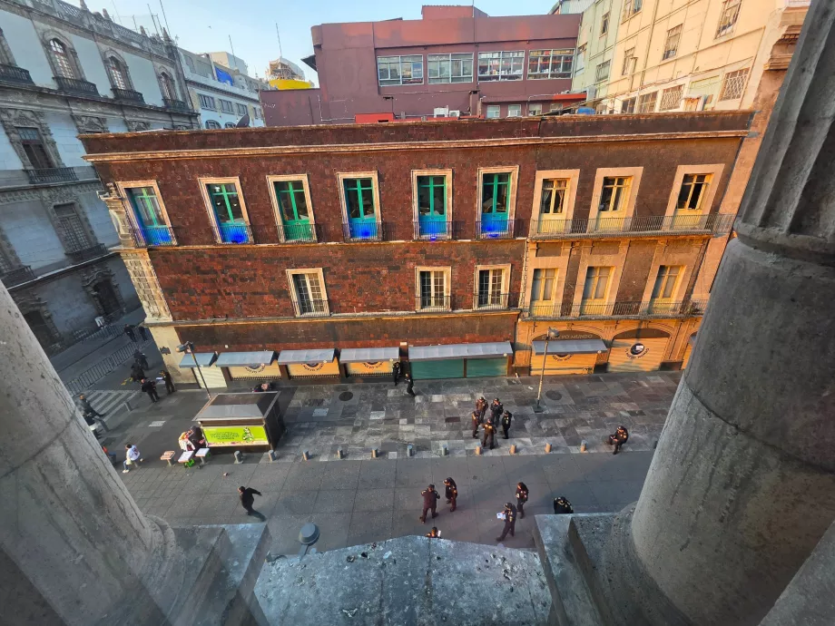 A vista do nosso quarto