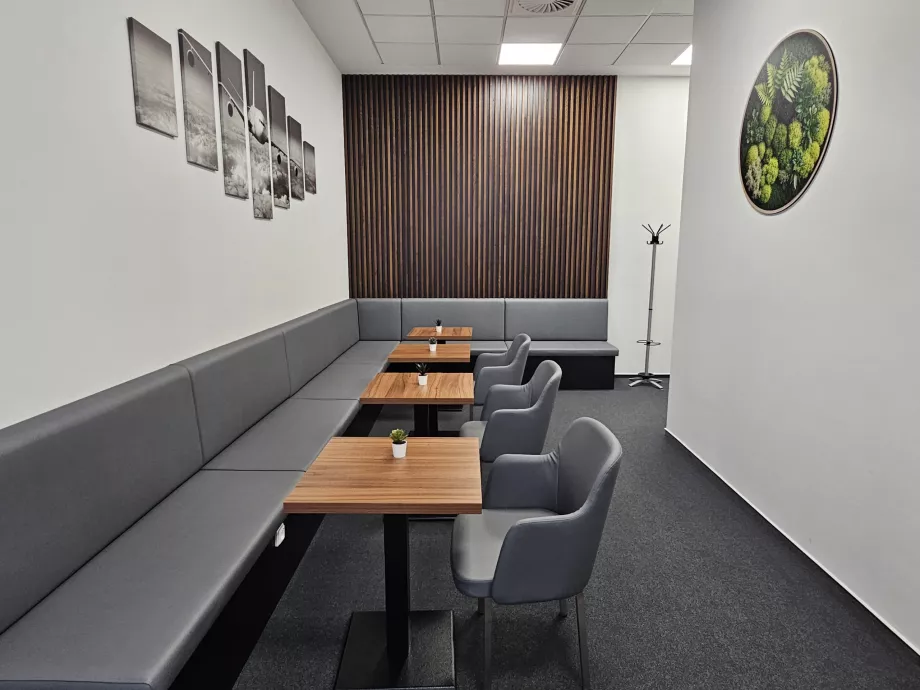 Zona calma da sala de estar