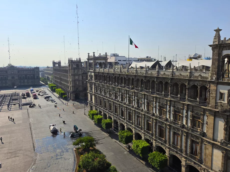 A vista durante o pequeno-almoço