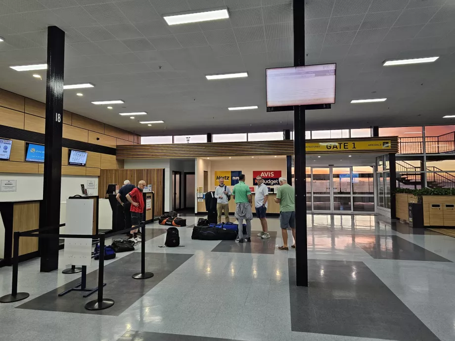 Sala de check-in no aeroporto de Essendon