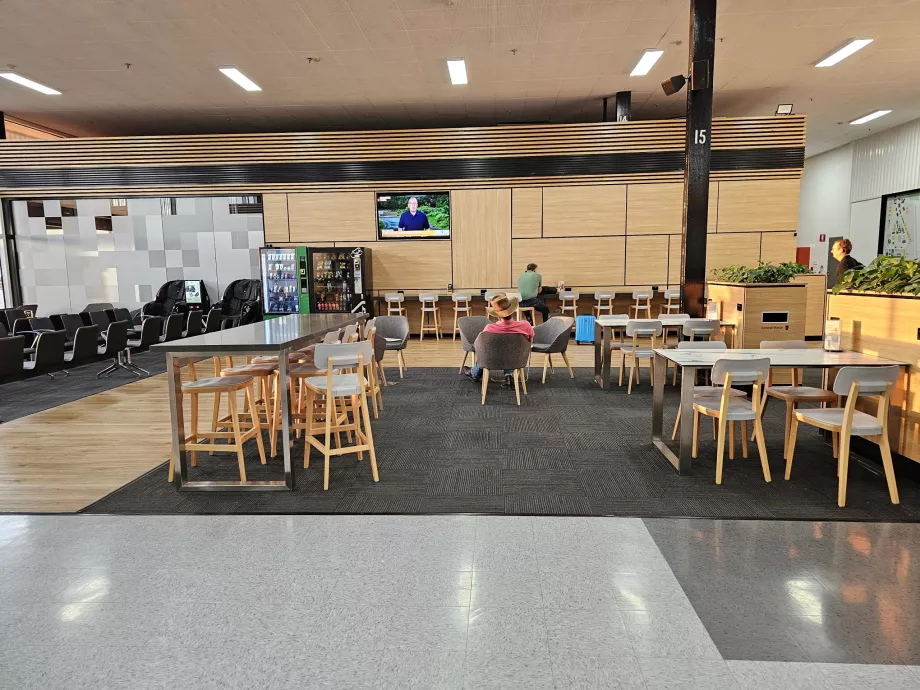 Sala de espera no terminal