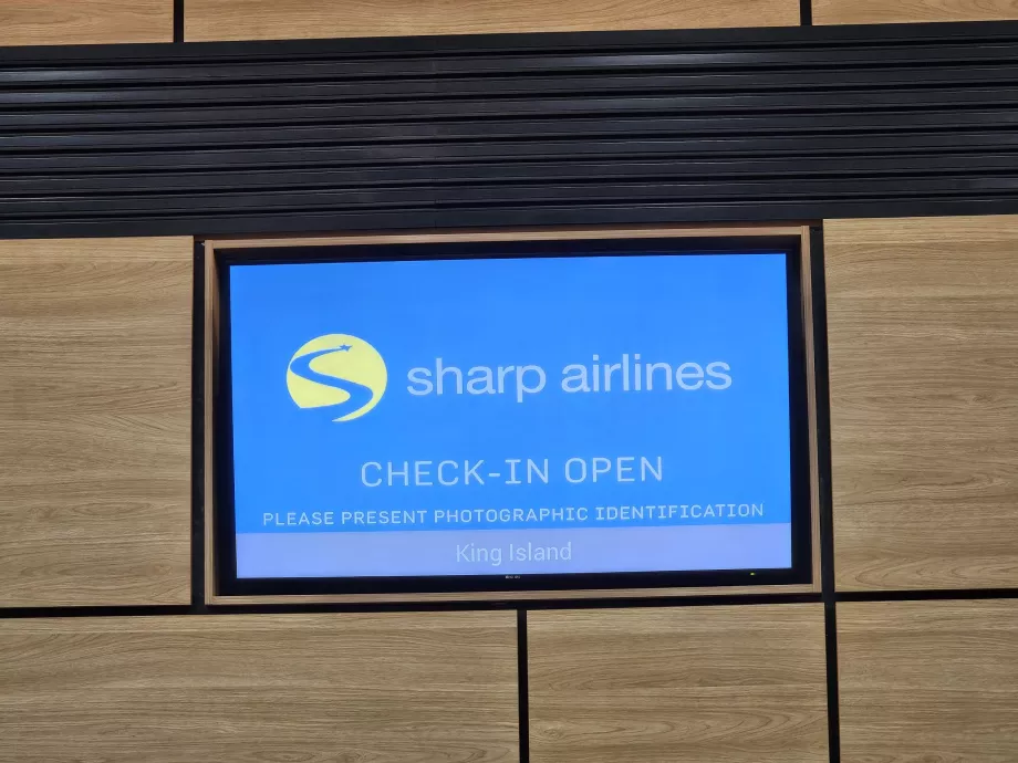 Check-in no aeroporto