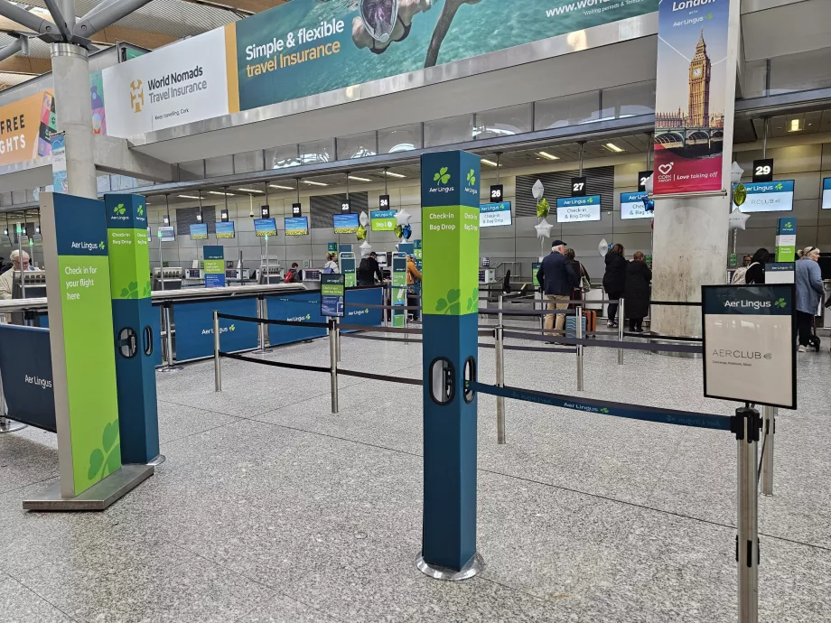 Check-in no aeroporto