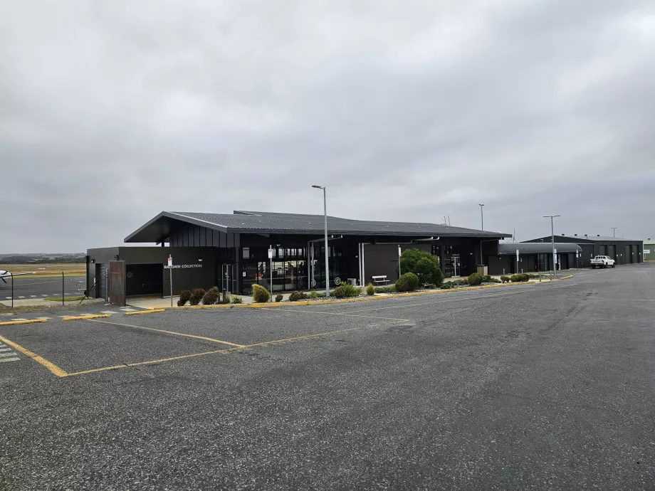 chegada pelo aeroporto King Island