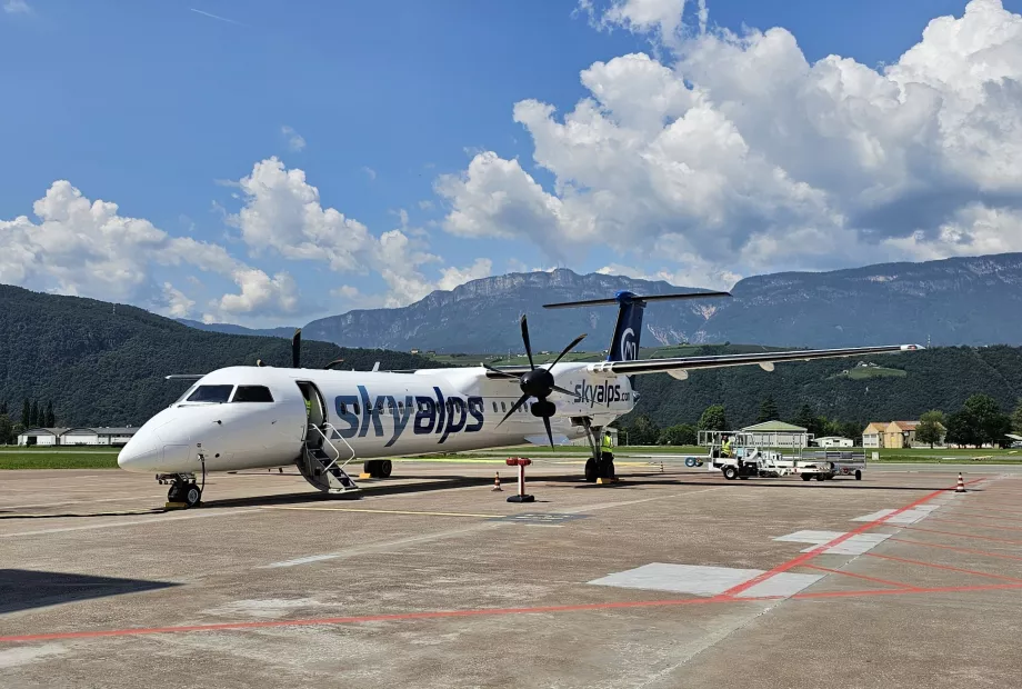 SkyAlps no Aeroporto de Bolzano