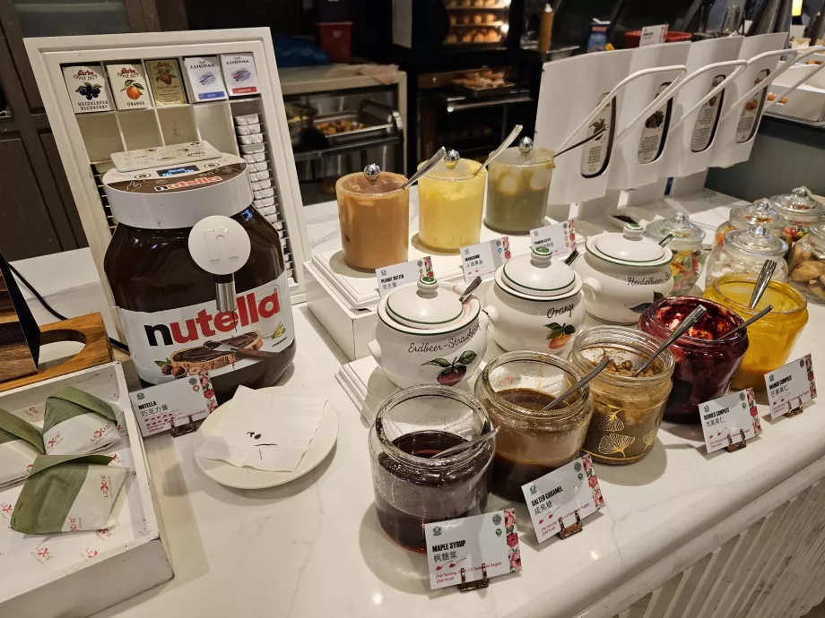 Marmeladas, mel e nutella