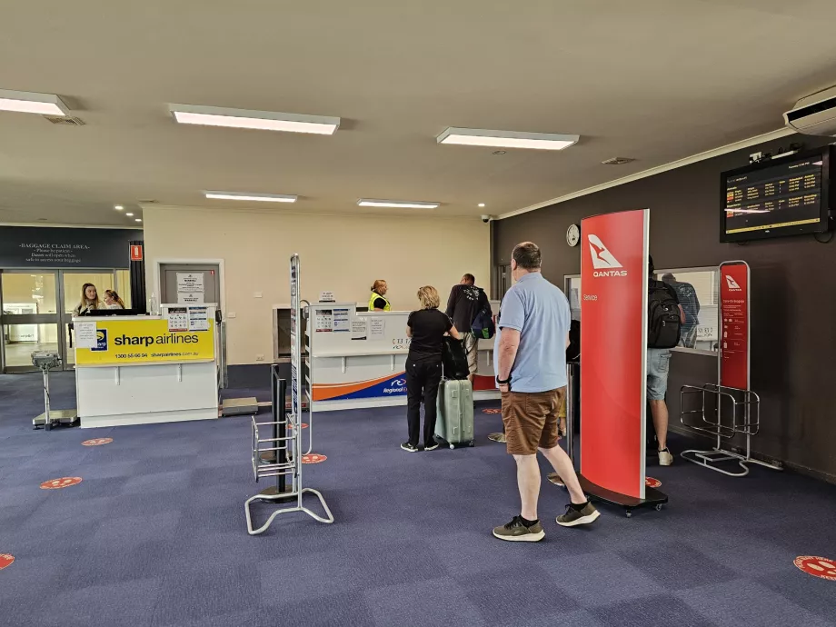 Balcões de check-in