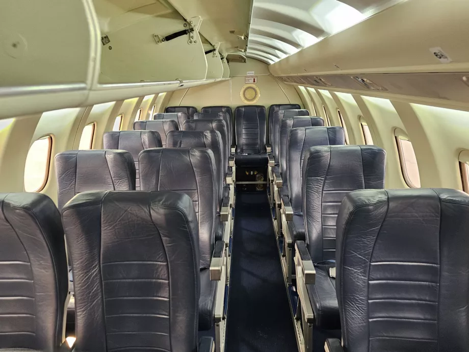 Interior do Saab 340