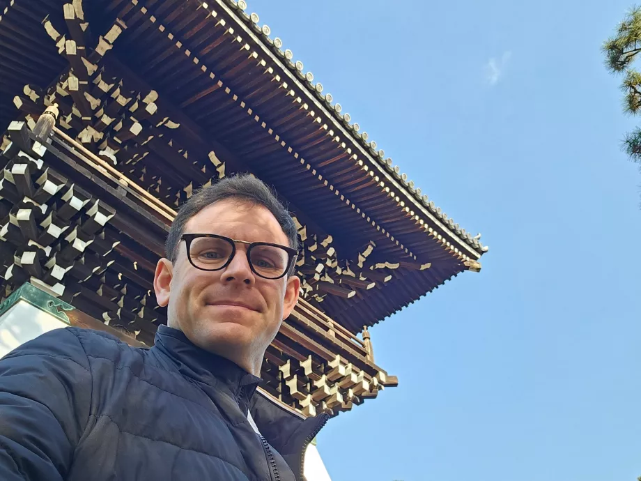 Eu no Templo Shokoku-ji