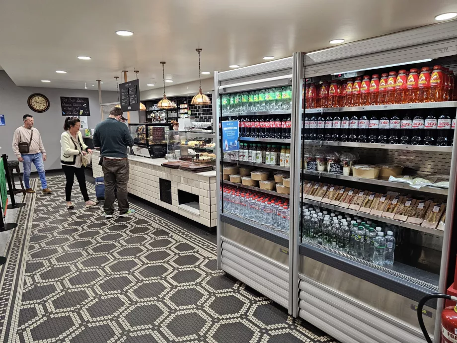 Restaurante do aeroporto, parte pública