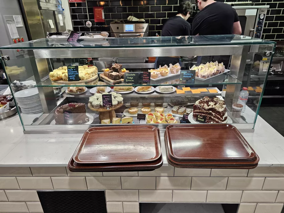 Restaurante do aeroporto, parte pública