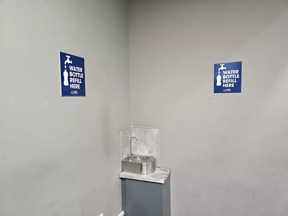 Água potável após controlo de segurança