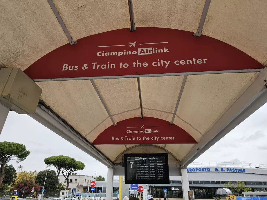 Paragem de autocarro Ciampino AirLink