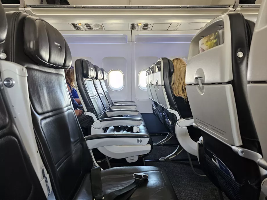 Classe económica, Airbus A319