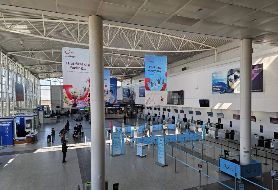 Sala de partidas, Aeroporto NCL