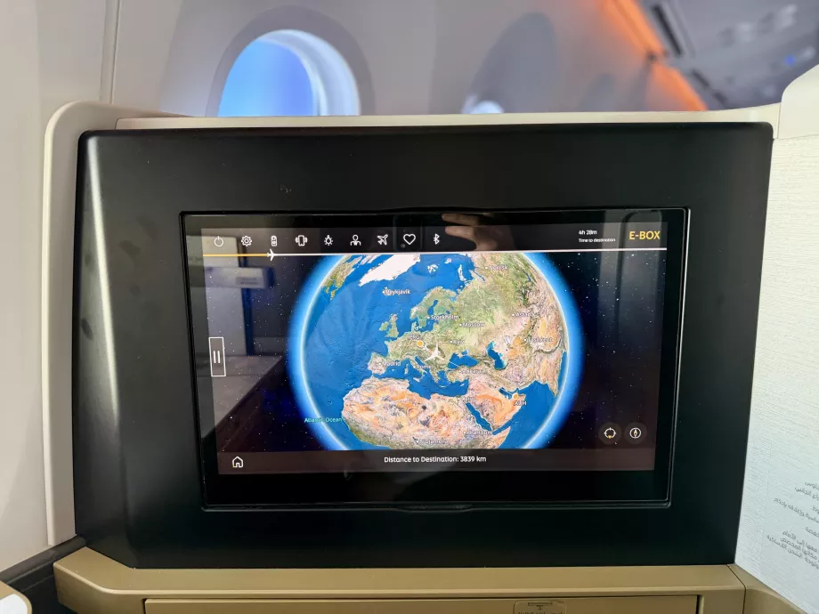 Trajetória de voo do voo EY156