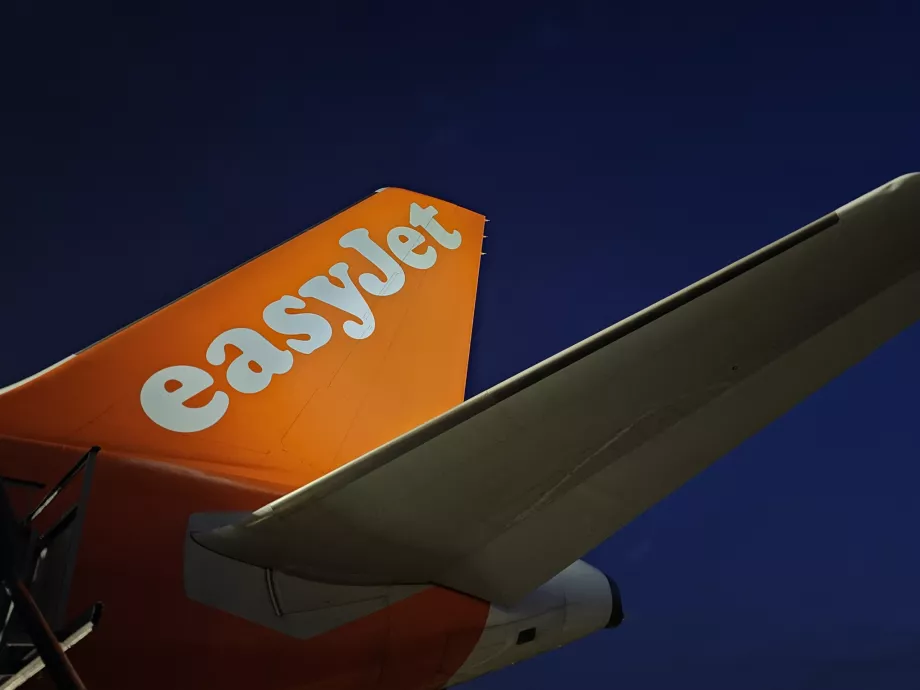 Um voo da easyJet no aeroporto de Malpensa