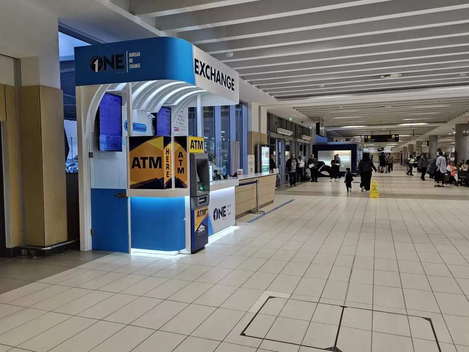 ATM desfavorável na casa de câmbio