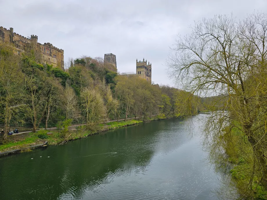 Vista da ponte de Framwellgate