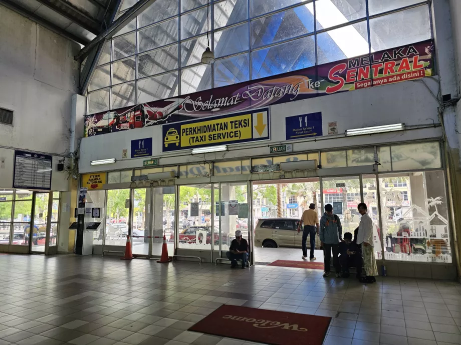Táxi a partir da estação de autocarros